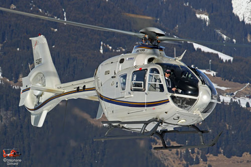 Hélicoptère EC135 F-GUFB de MONT BLANC HELICOPTERES