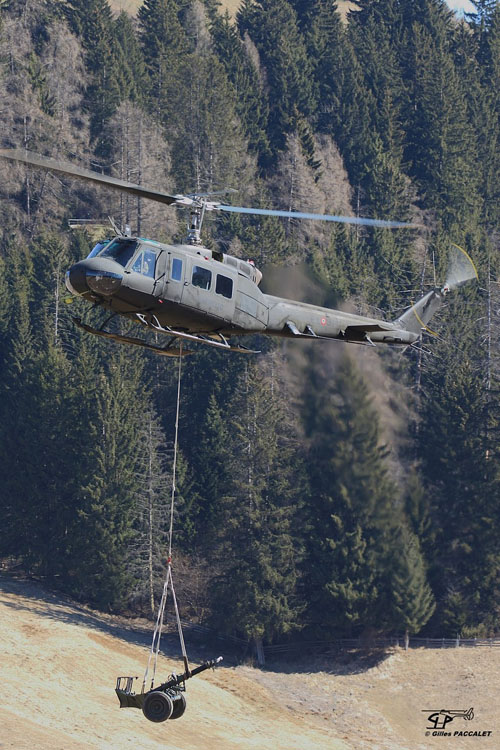 Hélicoptère AB205 de l'armée italienne