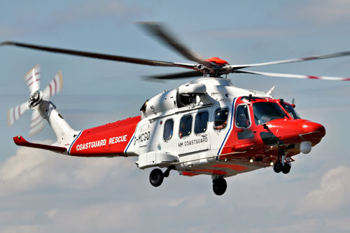 Hélicoptère AW189 HM Coastguard G-MCGO