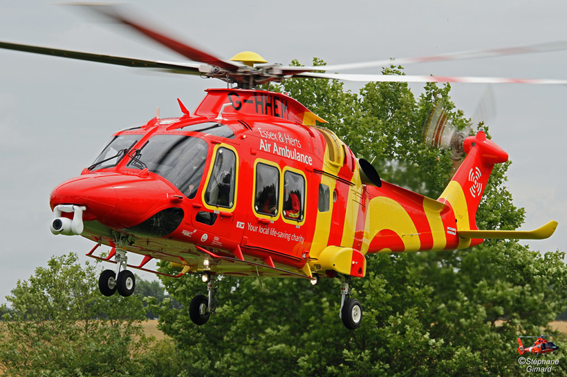 Hélicoptère AW169 G-HHEM Essex & Herts Air Ambulance