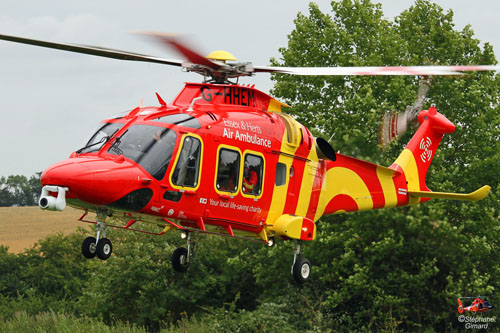 Hélicoptère AW169 G-HHEM Essex & Herts Air Ambulance