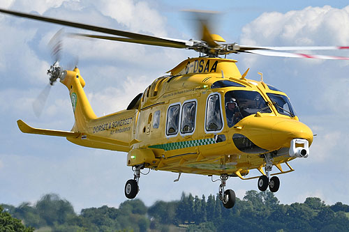 Hélicoptère AW169 de Dorset & Somerset Air Ambulance G-DSAA