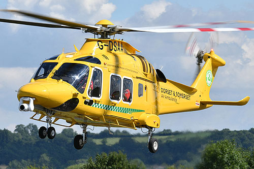 Hélicoptère AW169 de Dorset & Somerset Air Ambulance G-DSAA