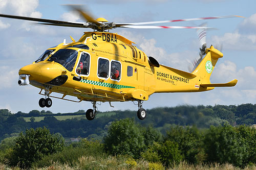 Hélicoptère AW169 de Dorset & Somerset Air Ambulance G-DSAA