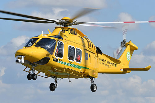 Hélicoptère AW169 de Dorset & Somerset Air Ambulance G-DSAA