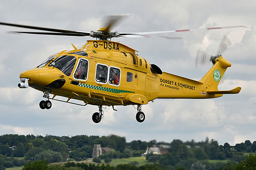 Hélicoptère AW169 de Dorset & Somerset Air Ambulance G-DSAA