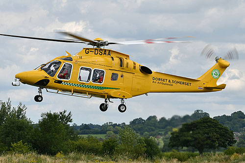 Hélicoptère AW169 de Dorset & Somerset Air Ambulance G-DSAA