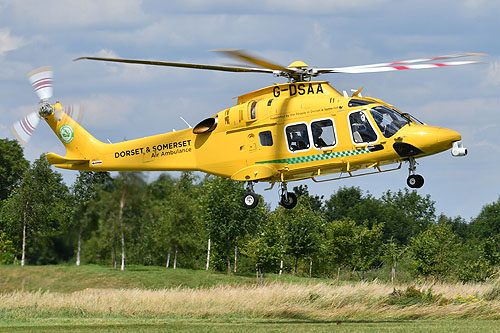 Hélicoptère AW169 de Dorset & Somerset Air Ambulance G-DSAA