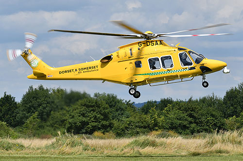 Hélicoptère AW169 de Dorset & Somerset Air Ambulance G-DSAA