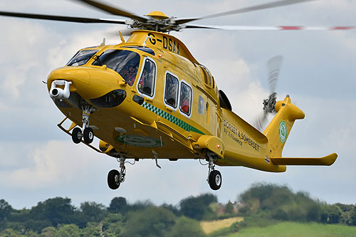 Hélicoptère AW169 de Dorset & Somerset Air Ambulance G-DSAA