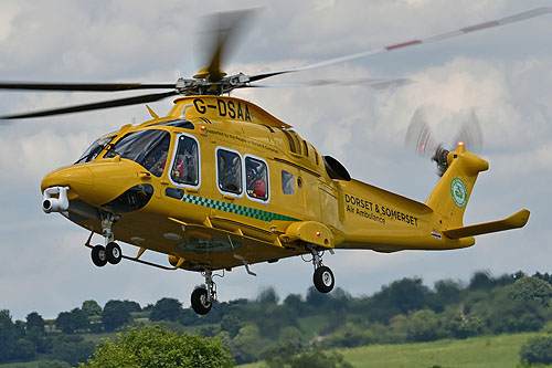 Hélicoptère AW169 de Dorset & Somerset Air Ambulance G-DSAA