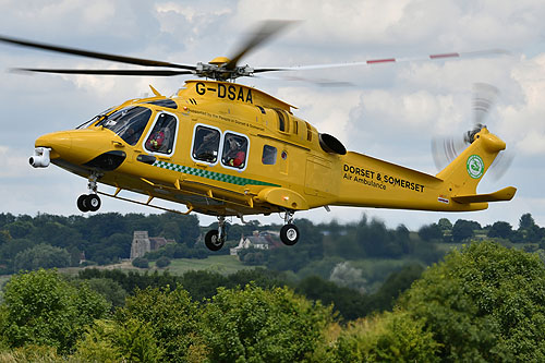 Hélicoptère AW169 de Dorset & Somerset Air Ambulance G-DSAA