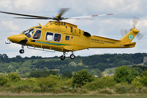 Hélicoptère AW169 de Dorset & Somerset Air Ambulance G-DSAA