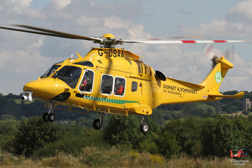 Hélicoptère AW169 de Dorset & Somerset Air Ambulance G-DSAA