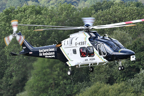 Hélicoptère AW169 de Kent Surrey Sussex Air Ambulance G-KSST