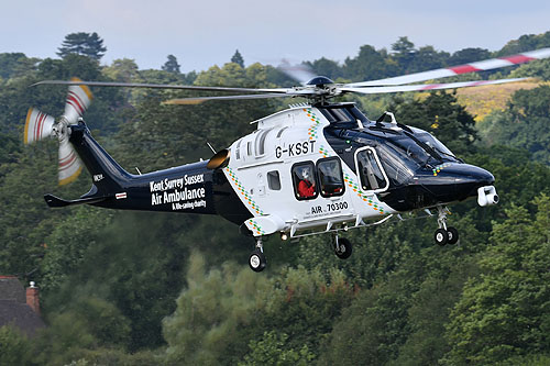 Hélicoptère AW169 de Kent Surrey Sussex Air Ambulance G-KSST