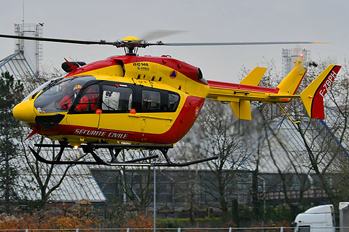 Hélicoptère EC145 de la Sécurité Civile