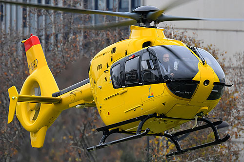 Hélicoptère EC135 F-GYED de SAF Hélicoptères