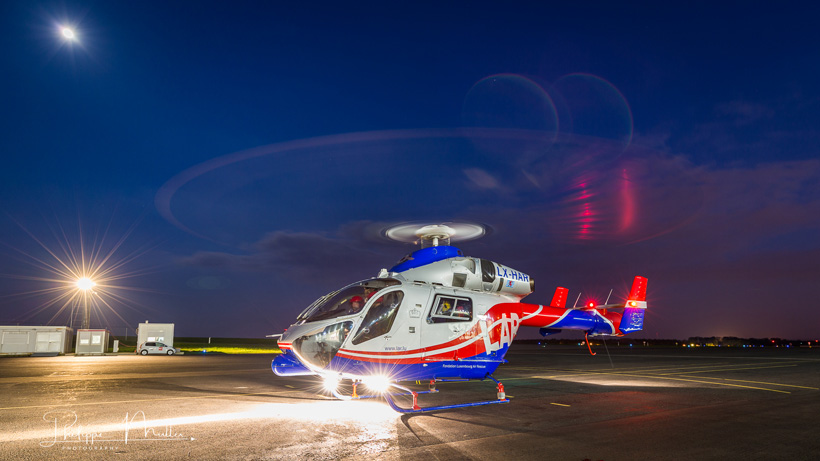 Hélicoptère MD902 de la Luxembourg Air Rescue