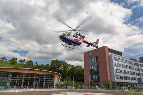 Hélicoptère MD902 de la Luxembourg Air Rescue