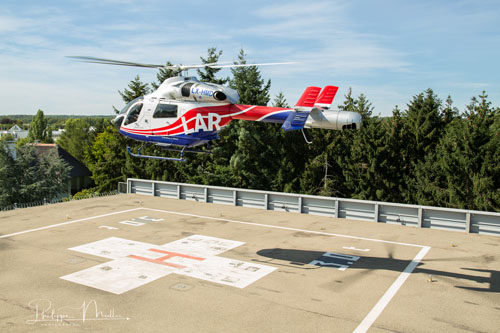 Hélicoptère MD902 de la Luxembourg Air Rescue