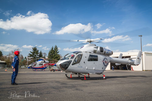 Hélicoptère MD902 de la Luxembourg Air Rescue