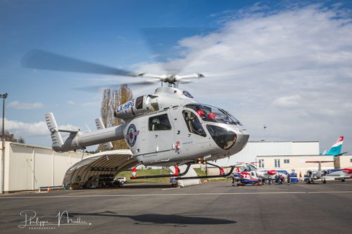 Hélicoptère MD902 de la Luxembourg Air Rescue