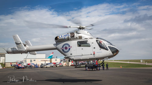 Hélicoptère MD902 de la Luxembourg Air Rescue