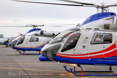 Hélicoptère MD902 de la Luxembourg Air Rescue