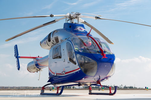 Hélicoptère MD902 de la Luxembourg Air Rescue