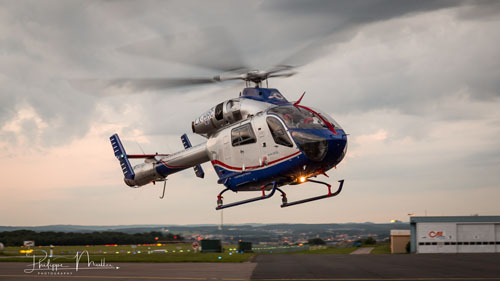 Hélicoptère MD902 de la Luxembourg Air Rescue