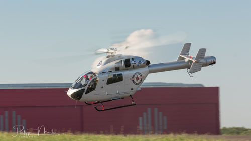 Hélicoptère MD902 de la Luxembourg Air Rescue