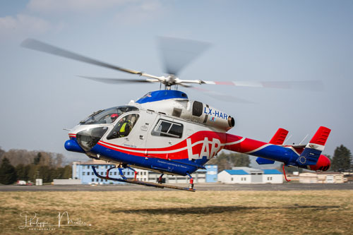 Hélicoptère MD902 de la Luxembourg Air Rescue