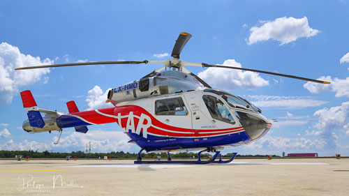 Hélicoptère MD902 de la Luxembourg Air Rescue