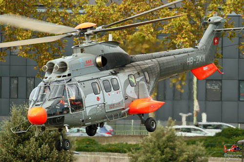 Hélicoptère AS332 SuperPuma HB-ZKN