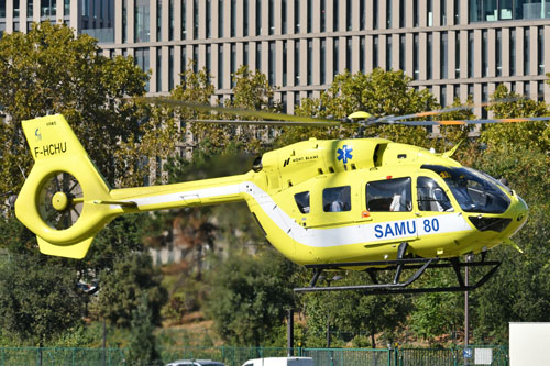 Hélicoptère H145 F-HCHU du SAMU 80