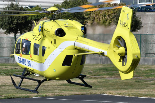 Hélicoptère H145 F-HCHU du SAMU 80