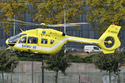 Hélicoptère H145 F-HCHU du SAMU 80