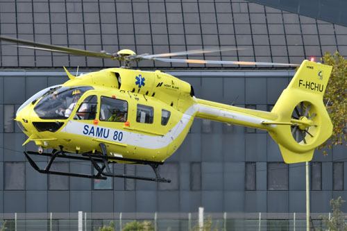 Hélicoptère H145 F-HCHU du SAMU 80