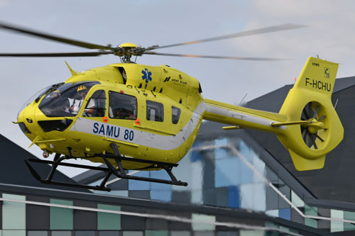 Hélicoptère H145 F-HCHU du SAMU 80