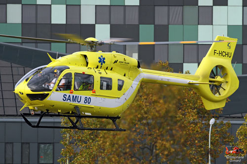 Hélicoptère H145 F-HCHU du SAMU 80