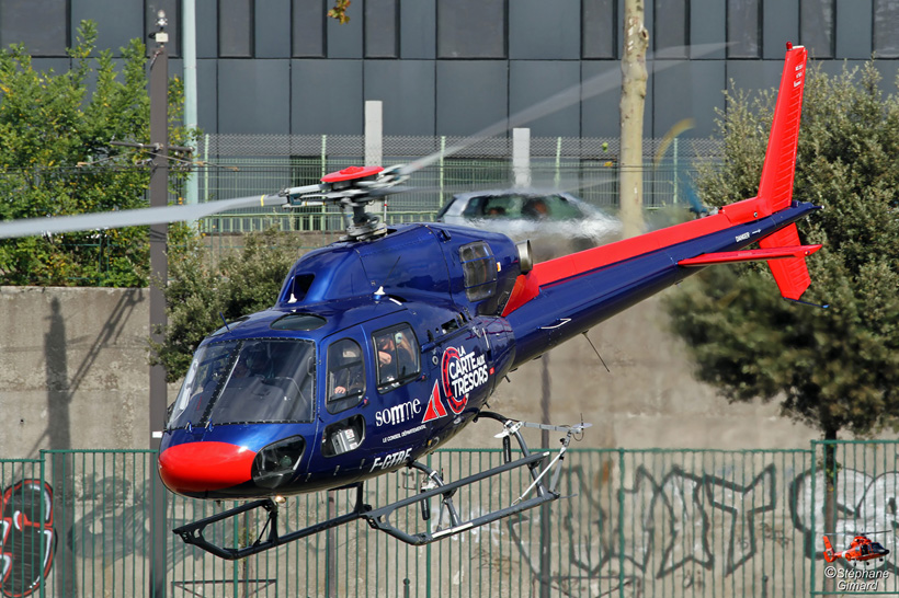 Hélicoptère AS355 N Ecureuil F-GTRE de HDF