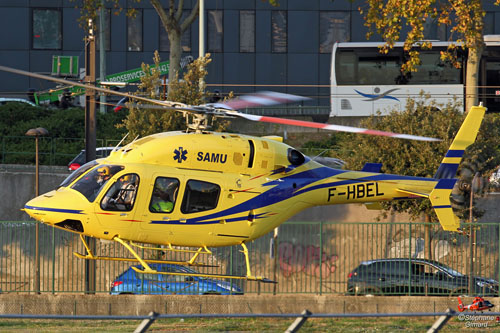 Hélicoptère Bell 429 F-HBEL du SAMU 44