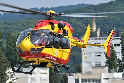 Hélicoptère EC145 de la Sécurité Civile 