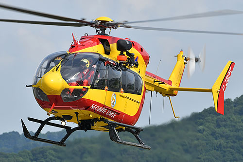 Hélicoptère EC145 de la Sécurité Civile 