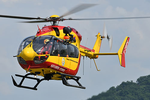 Hélicoptère EC145 de la Sécurité Civile 