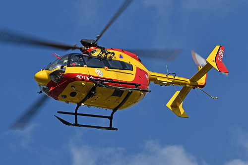 Hélicoptère EC145 de la Sécurité Civile 