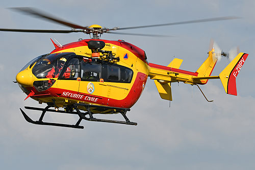 Hélicoptère EC145 de la Sécurité Civile 