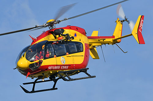 Hélicoptère EC145 de la Sécurité Civile 