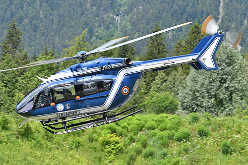 Hélicoptère EC145 JBG de la Gendarmerie Nationale